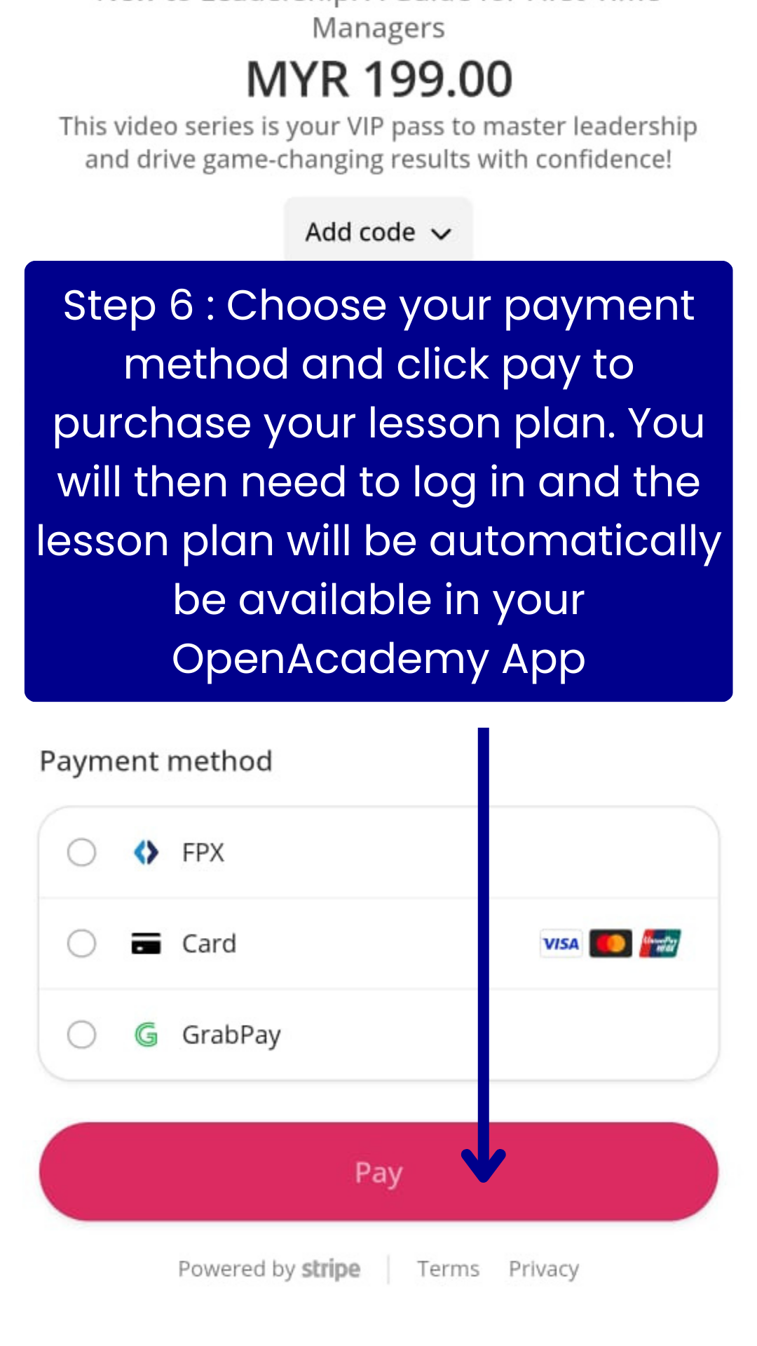 How To Purchase Lesson Plan Online Step